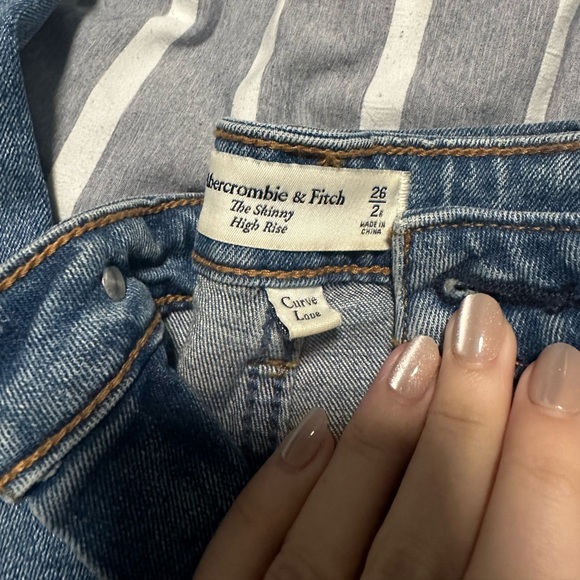 Abercrombie high rise skinny curve love split hem - Picture 3 of 3